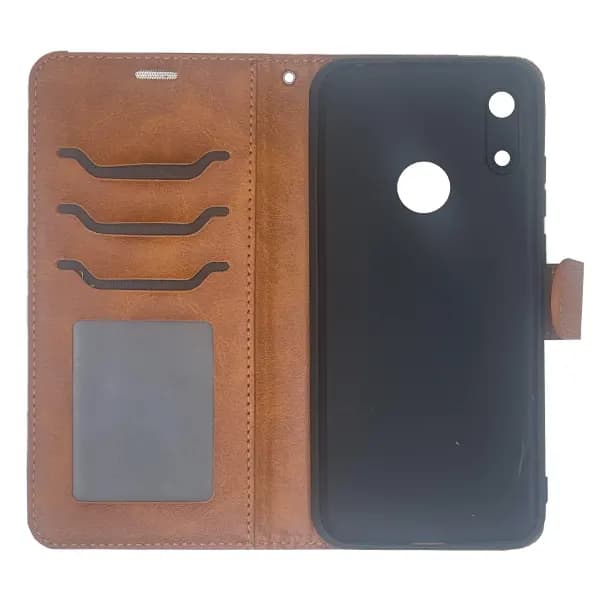 کیف چرمی کلاسوری هوآوی Huawei Y6 2019 بند دار — تصویر ۵