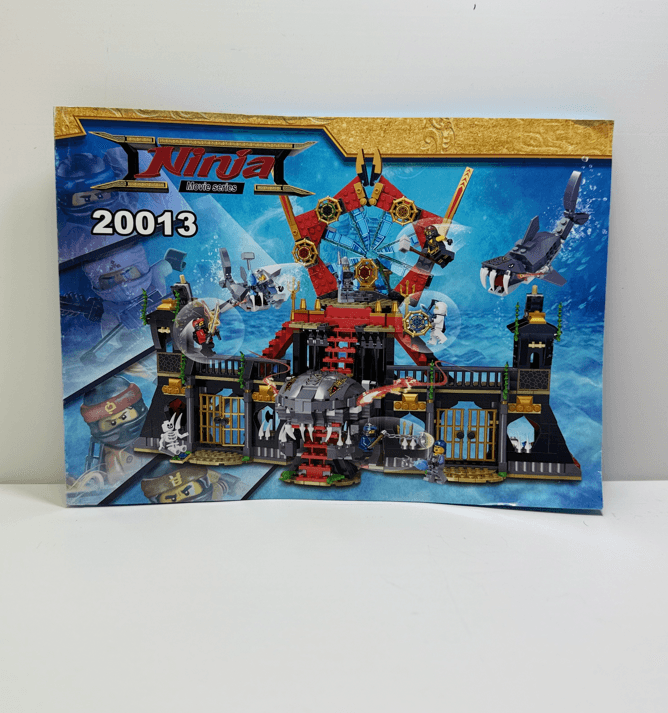 لگو کاخ کوسه غول‌پیکر سری Ninja Movie Series برند Decool کد 20013 (1171 قطعه)