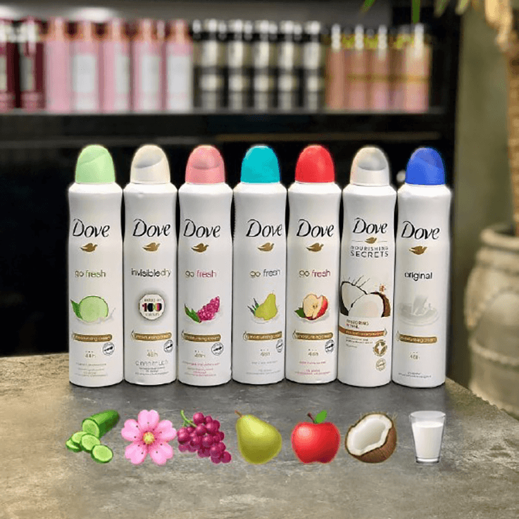 فروش عمده اسپری بدن میوه‌ای داو انگلستان - پخش عمده ارایشی ،عطر ادکلن لباس زیر و جوراب