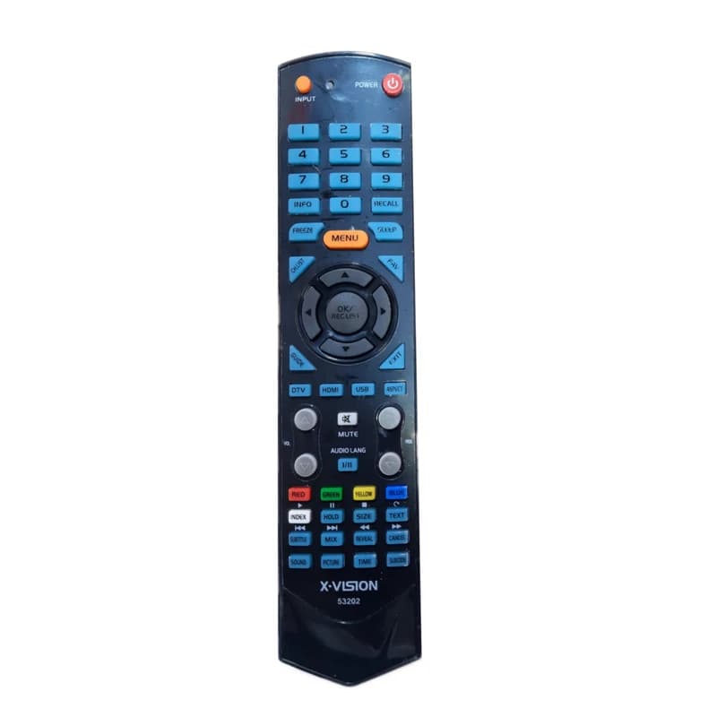 ریموت کنترل تلویزیون ایکس ویژن مدل 53202 — تصویر ۲