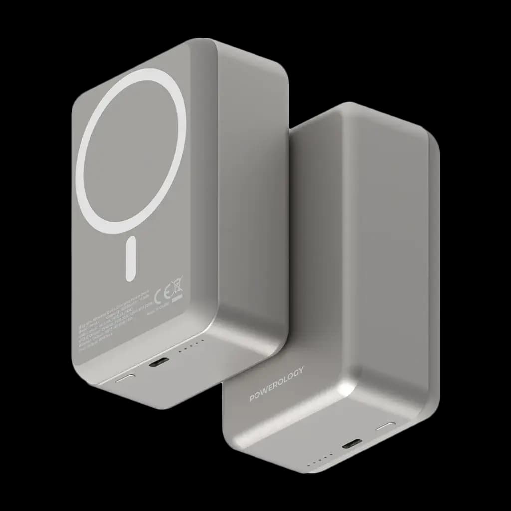 پاور بانک پاورولوژی مدل 20000mAh magsafe aluminum