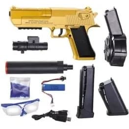 تفنگ کلت تیر ژله‌ای مدل Desert Eagle | Gel Blaster سرگرمی حرفه‌ای و ایمن