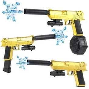تفنگ کلت تیر ژله‌ای مدل Desert Eagle | Gel Blaster سرگرمی حرفه‌ای و ایمن — تصویر ۳