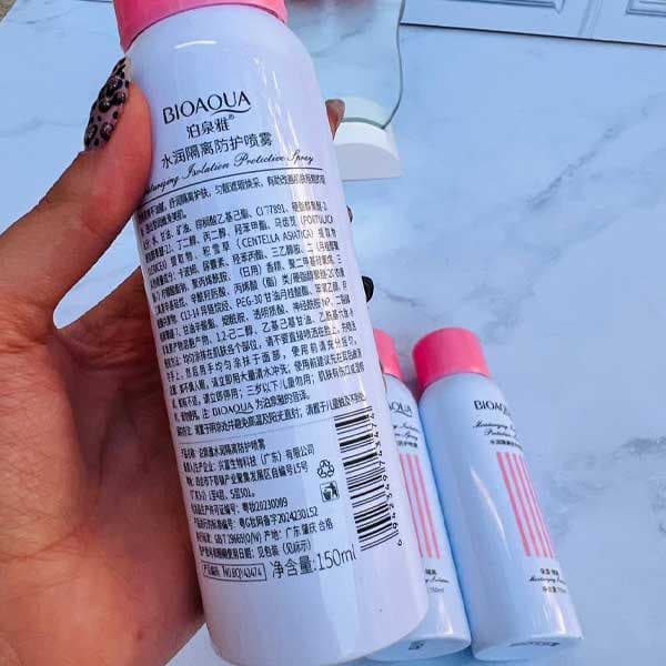 اسپری ضدآفتاب و روشن‌کننده بیوآکوا BIOAQUA | محافظت قوی + شفافیت پوست — تصویر ۴