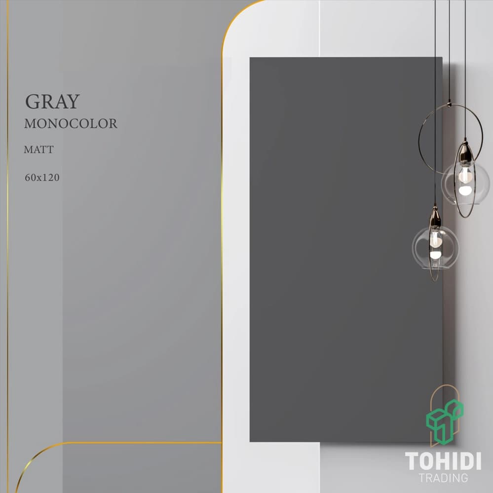طوسي ساده مات اسکوار ‏120*60 درجه 1 - عقيق (يارنيک) - سراميک - ‎5FAAOT3/M-GB1KSR (M)