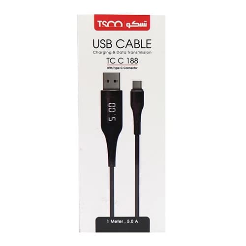 مشخصات ، و خرید کابل شارژ USB-C تسکو مدل TC-C188 — تصویر ۵
