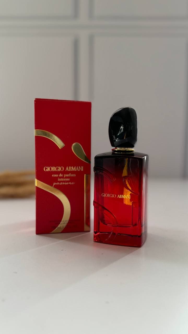 عطر ادکلن زنانه سی پشن اینتنس 100 میل، مَستر کوالیتی سفارش اروپا بشرط استعلام بارکد، SI passione eau de perfume