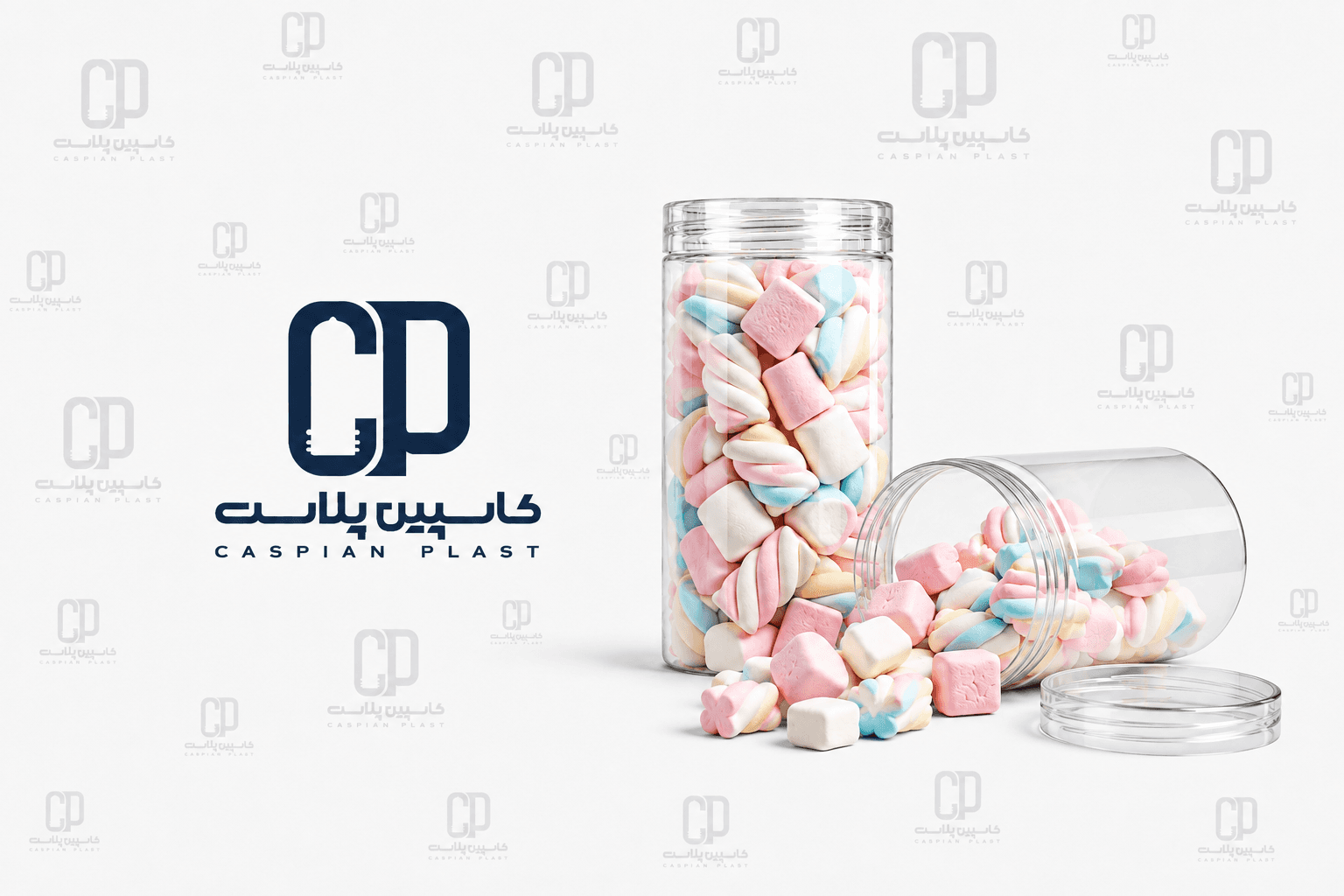 جار ۱۰۰۰ سی‌سی استوانه‌ای با درب شفاف
