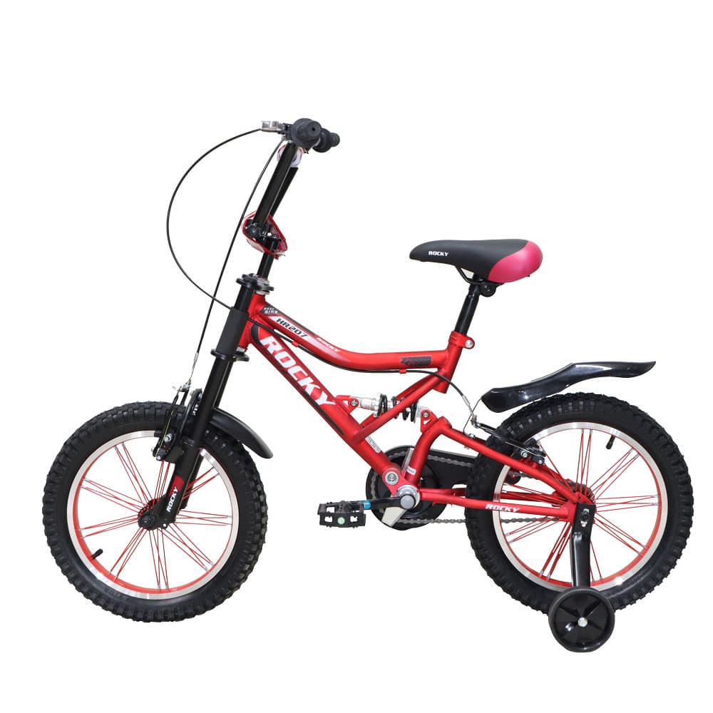 دوچرخه دو کمک راکی سایز 16 مدل ROCKY R207HR ویبرک — تصویر ۲