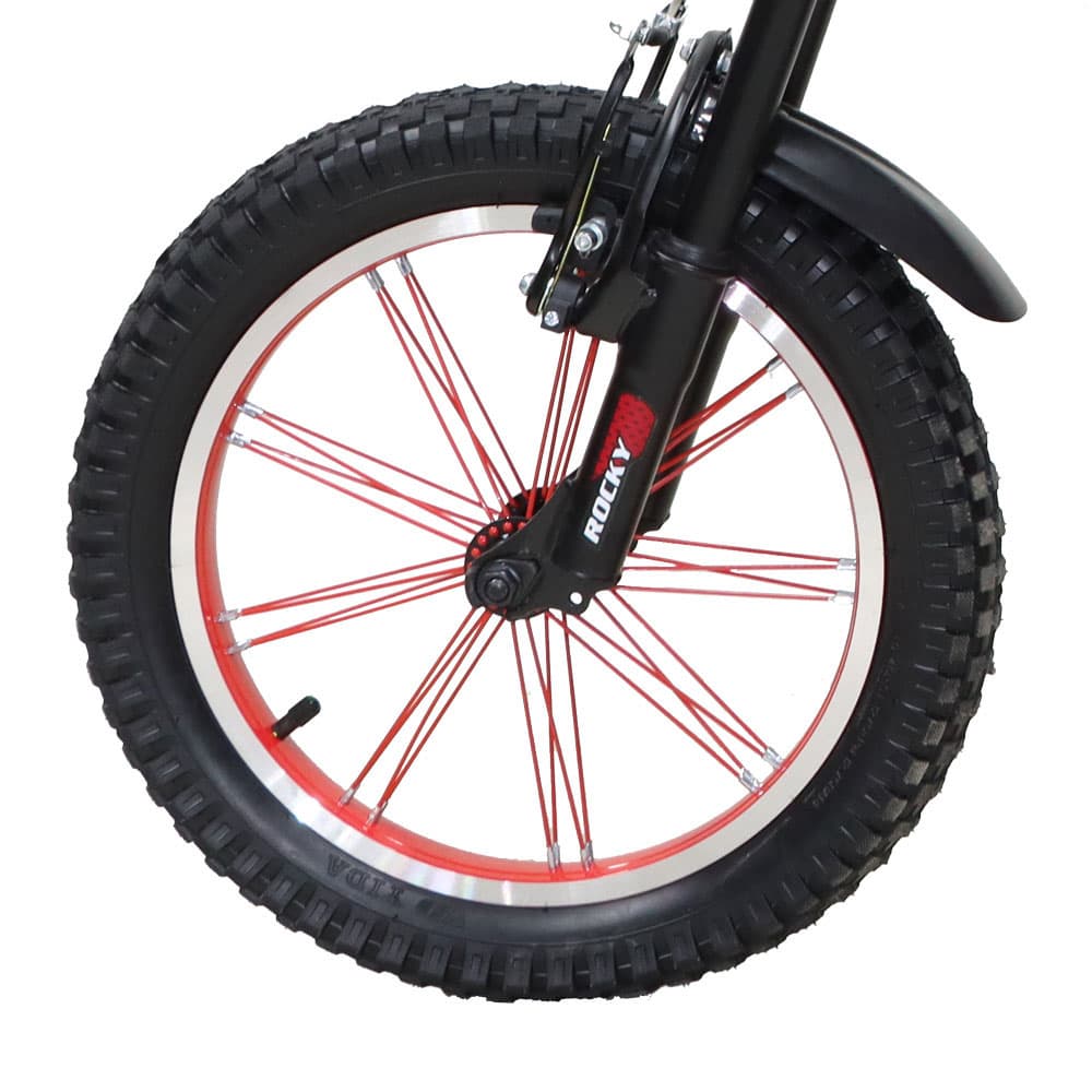 دوچرخه دو کمک راکی سایز 16 مدل ROCKY R207HR ویبرک — تصویر ۳