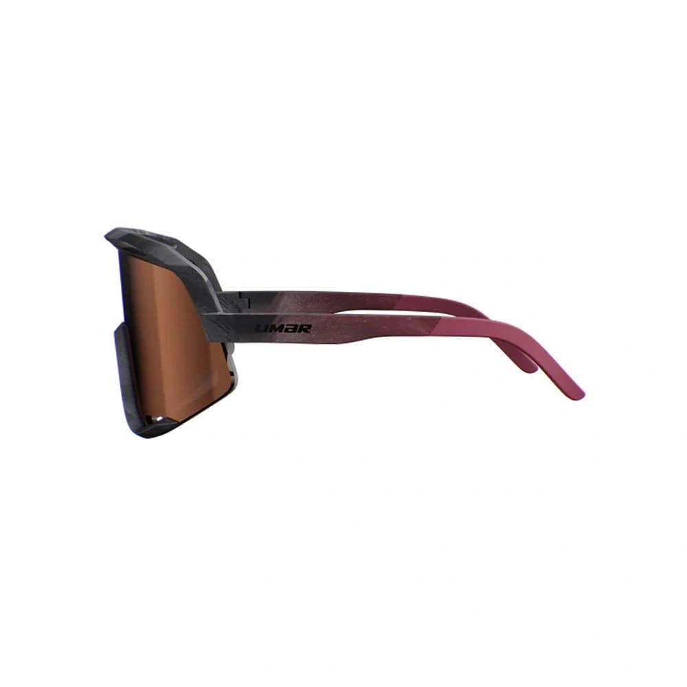 عینک دوچرخه سواری لیمار مدل LIMAR KOSMOS SPACE TITANIUM AMARANTH — تصویر ۳