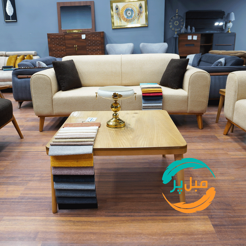 مبل مینیمال با پارچه بروکلین — تصویر ۵