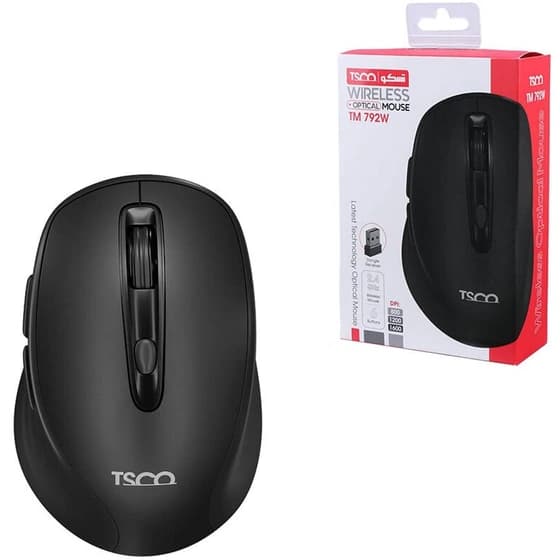 ماوس بی سیم تسکو مدل TM792W دقت ۱۶۰۰ DPI — تصویر ۲