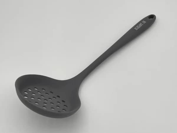 کفگیر سیلیکونی سوراخ‌دار الگانت 30 سانتی | مقاوم در برابر حرارت و مناسب ظروف نچسب
