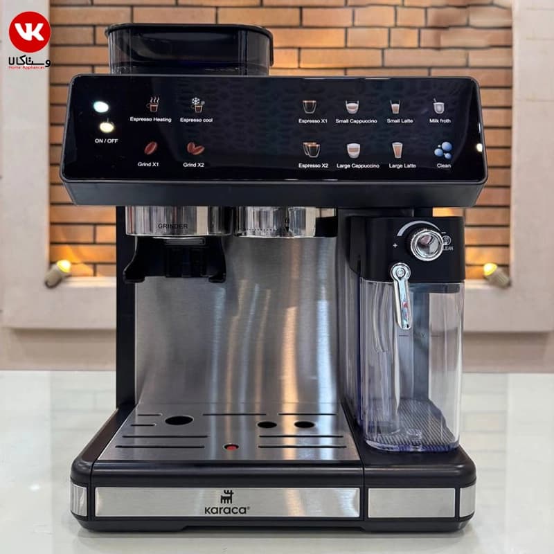 اسپرسو ساز نیمه صنعتی آسیاب دار کاراجا Karaca Coffee Art 1355 مدل EM3442