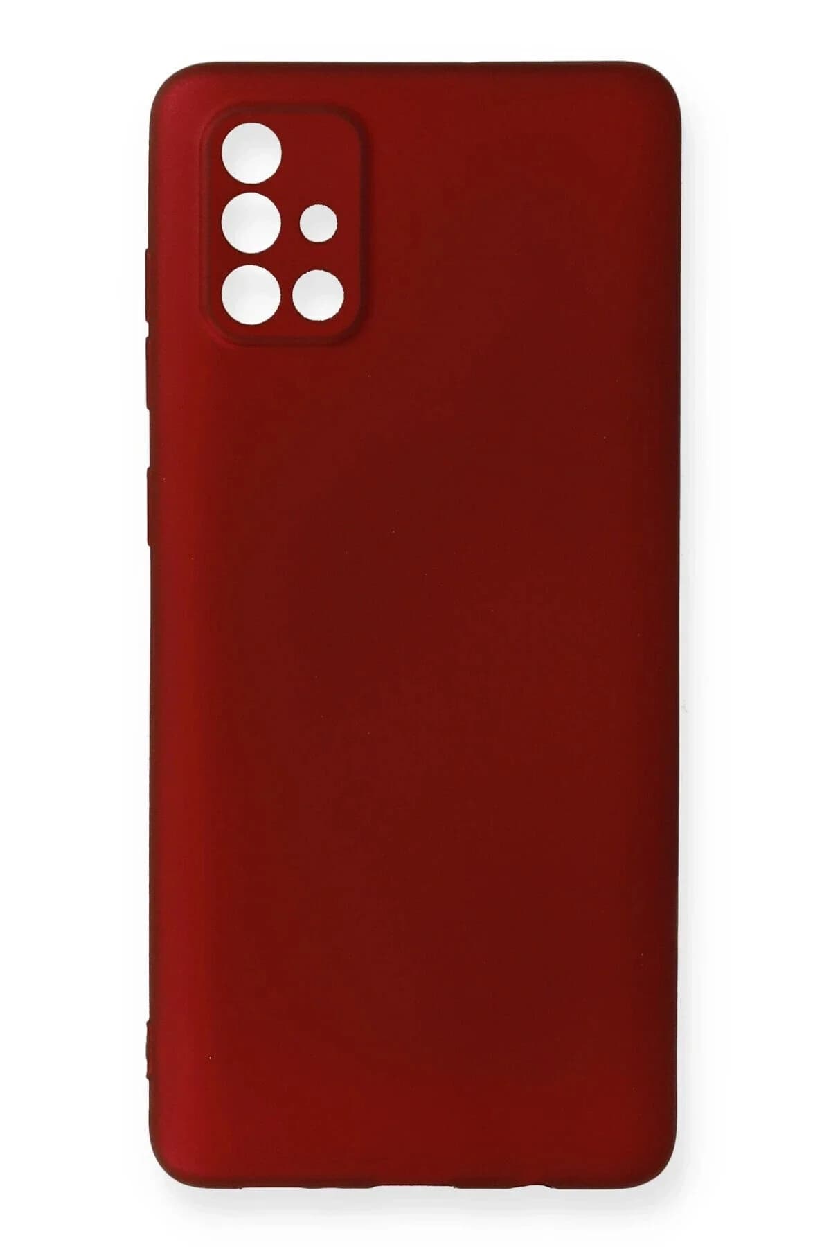 کاور و قاب سیلیکونی اول سازگار با GALAXY A71 CLARET RED NewFace