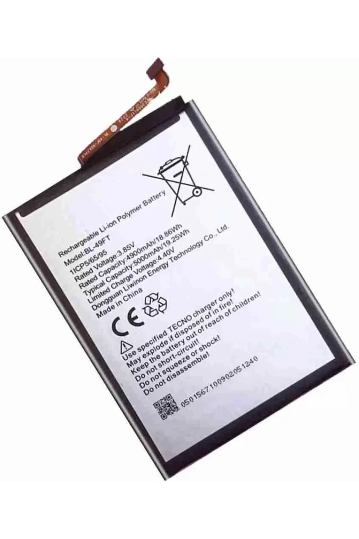 کاور و قاب باتری TECNO CAMON 18 BL 49FT . OEM