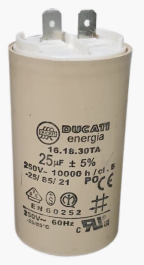خازن روغنی 25 میکروفاراد -Ducati ایتالیا