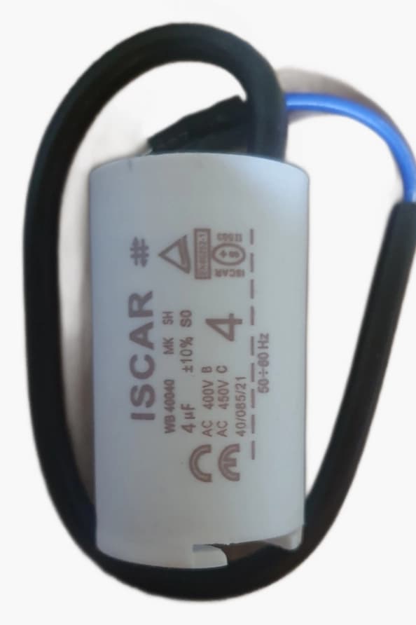 خازن 4uf 450V | خازن دائمی (دائم کار) کولر آبی، فن و الکتروموتور تک فاز