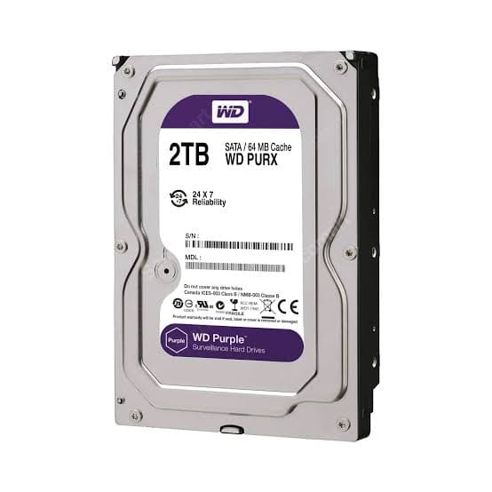 هارد اینترنال وسترن دیجیتال بنفش 2TB (شرکتی)