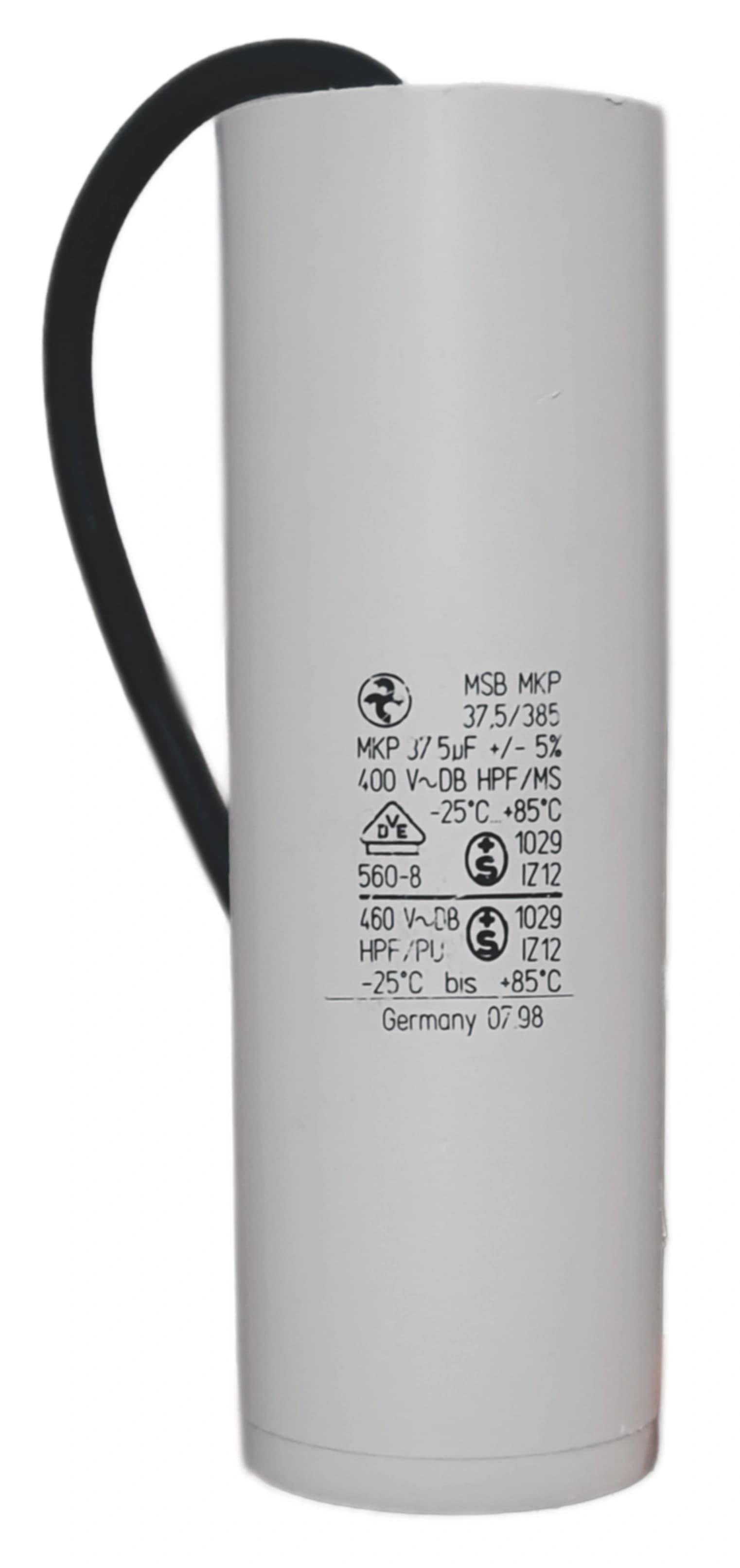خازن روغنی 37.5µF میکروفاراد AEG- (دائم کار)