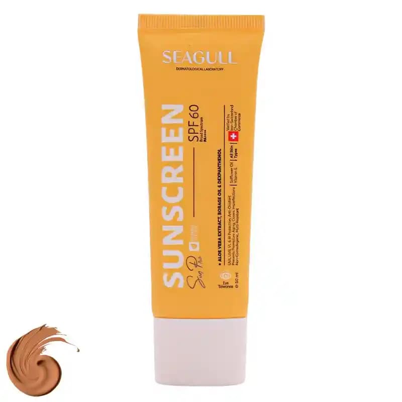 کرم ضد آفتاب رنگی سی گل SPF 60 مدل 908 ‌مناسب برای پوست چرب و مختلط حجم 50 میلی‌لیتر — تصویر ۲