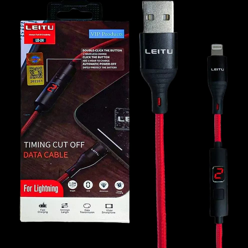 کابل شارژر USB به لایتنیینگ آیفون لیتو مدل LD-24 — تصویر ۴