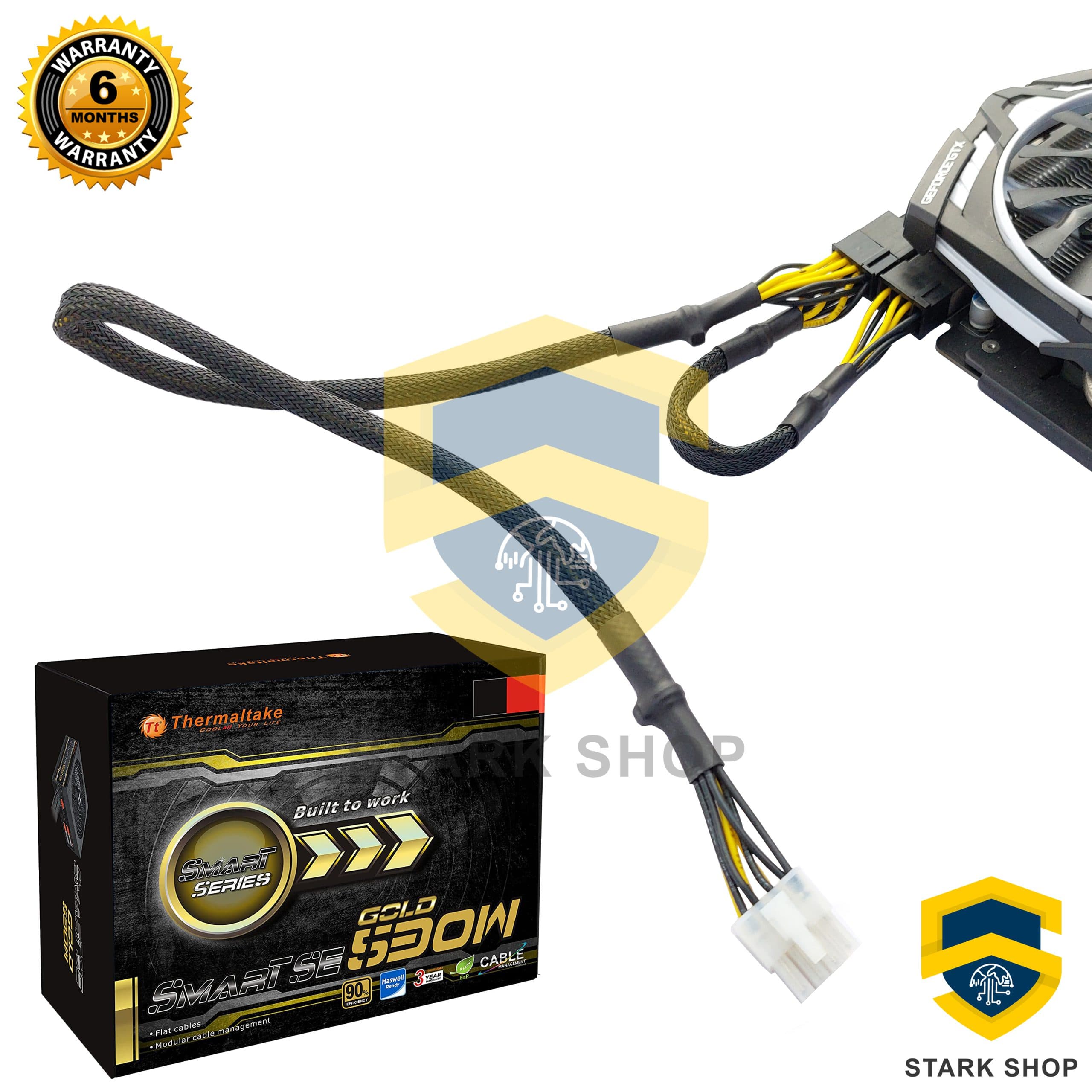کابل 8 پین گرافیک پاور 530w ترمالتک Smart SE 530W مدل (Thermaltake)