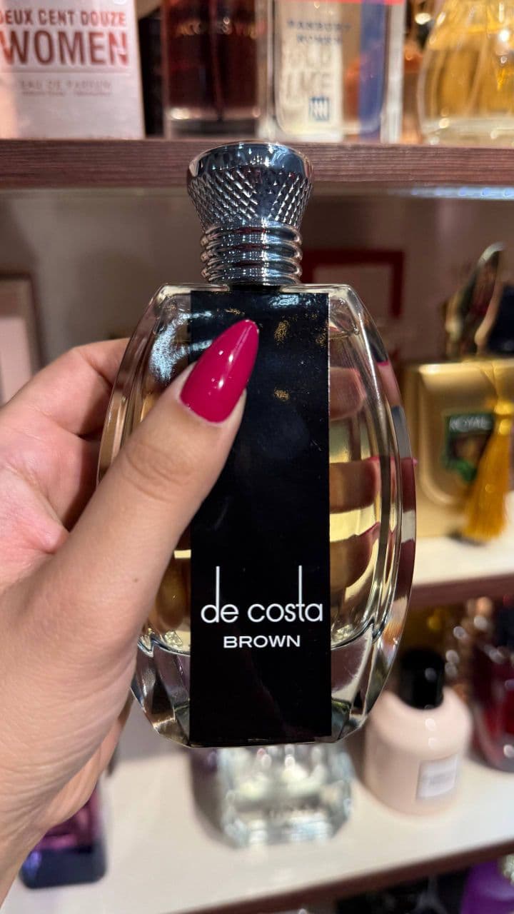 عطر ادکلن فراگرنس ورد د کاستا قهوه‌ای De Costa Brown مردانه اورجینال