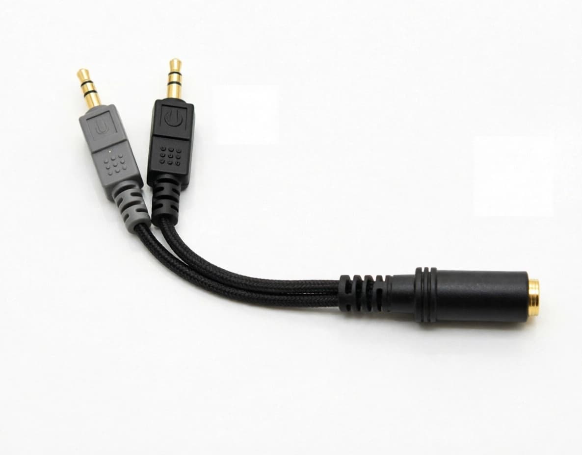 تبدیل 2 به 1 جک 3.5 میلی متری استریو مدل Audeze LCD-GX