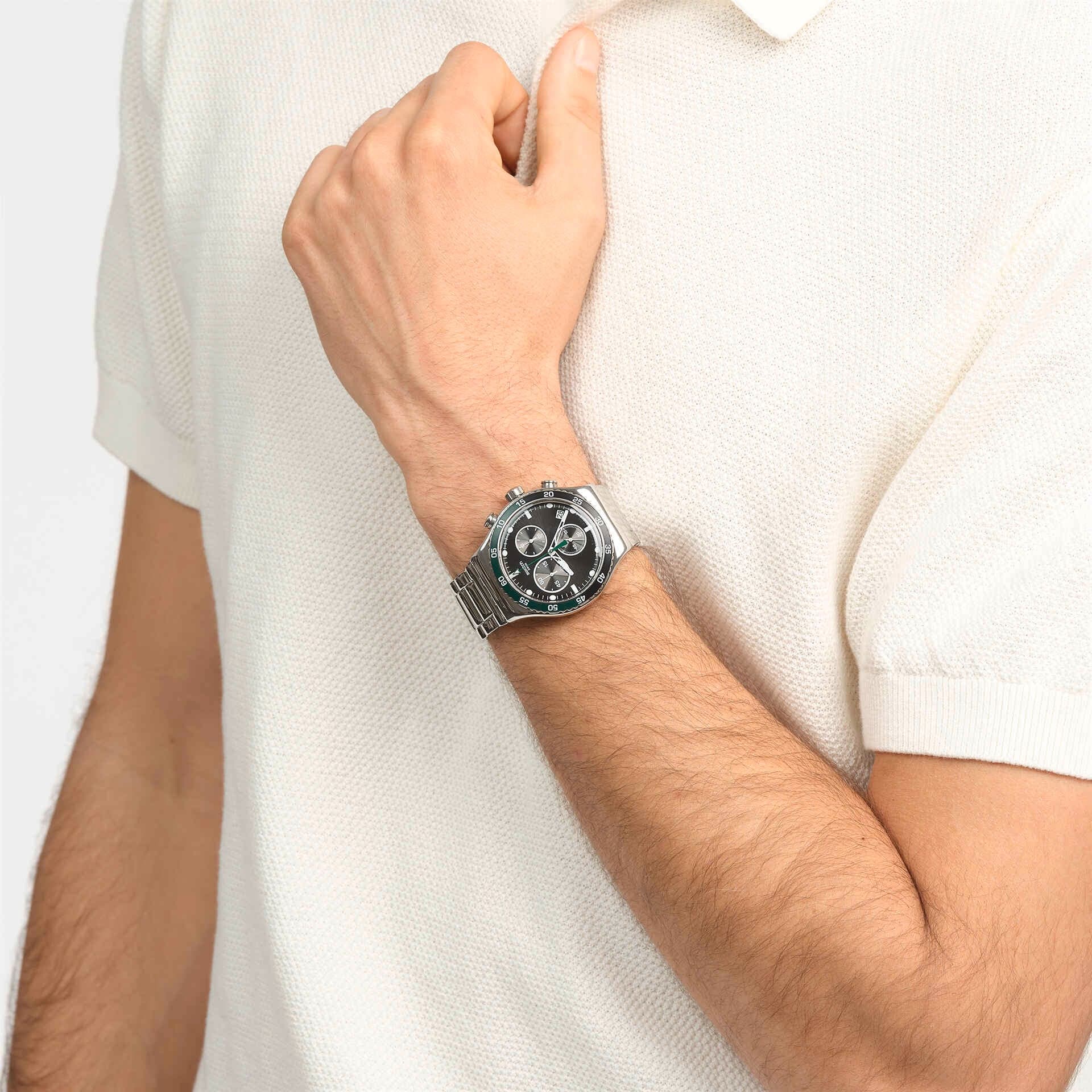 ساعت سواچ مدل SWATCH DARK GREEN IRONY (YVS506G) — تصویر ۴