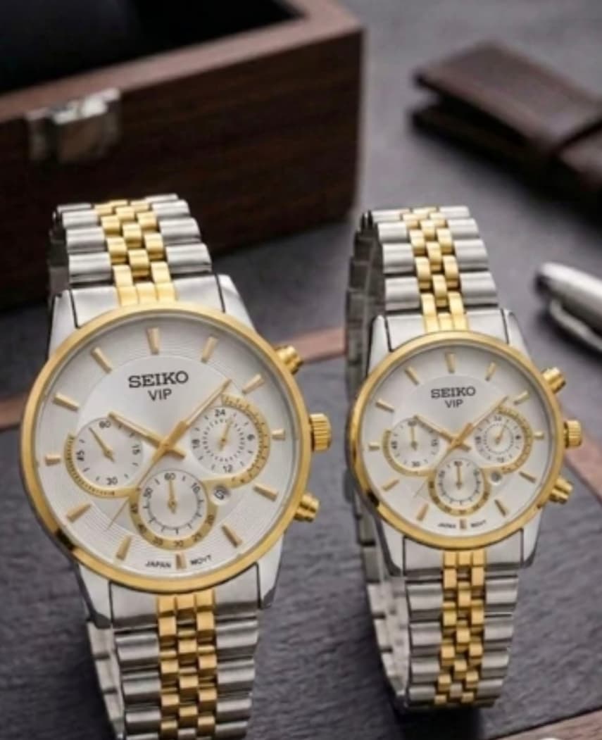 ساعت ست Seiko رنگ ثابت طرح سه موتور — تصویر ۲