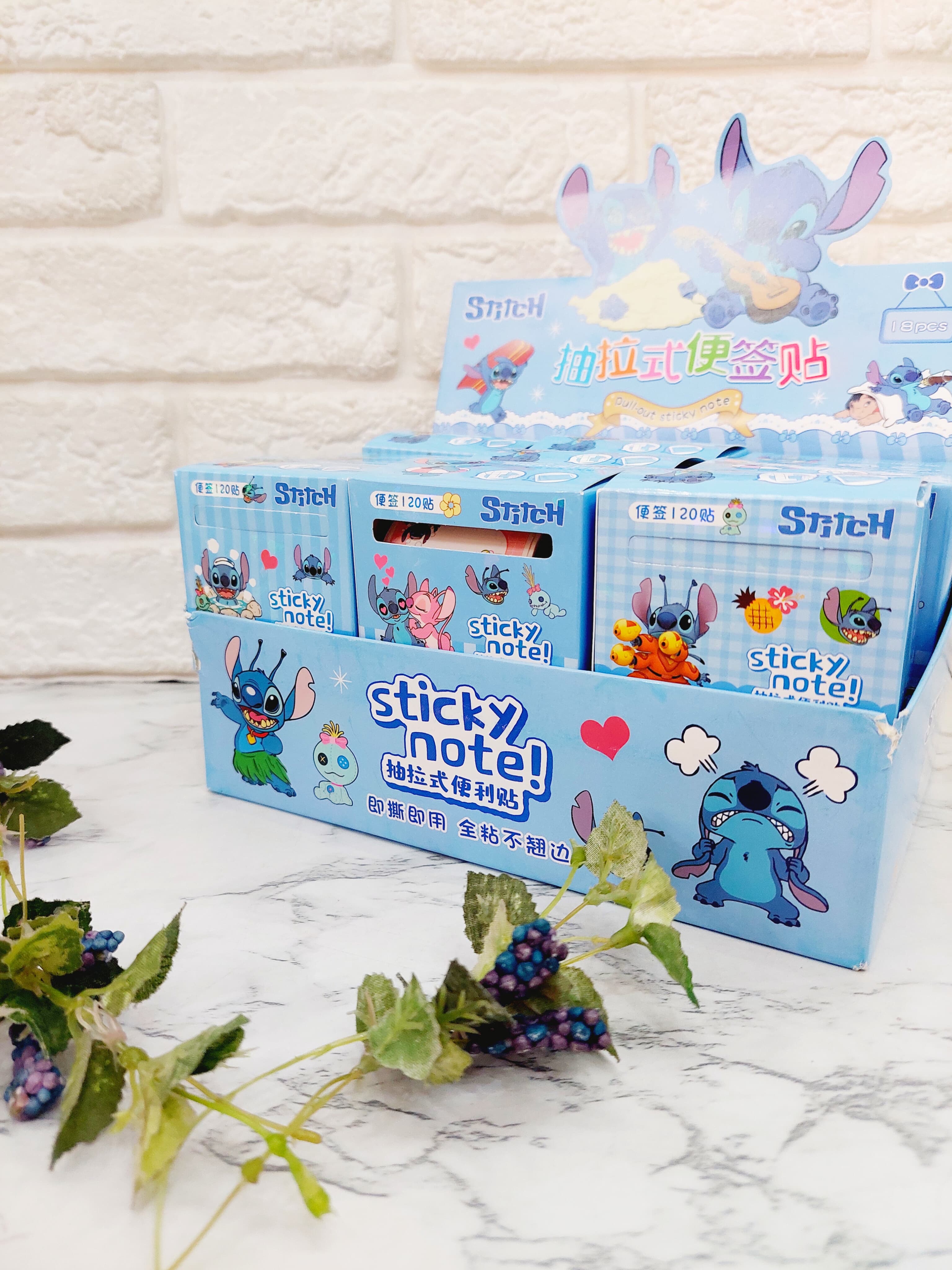 برچسب اسم رولی طرح استیج (Stitch) مدل جعبه‌ای بسته ۷۵ عددی اقتصادی