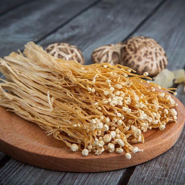 قارچ انوکی خشک شده