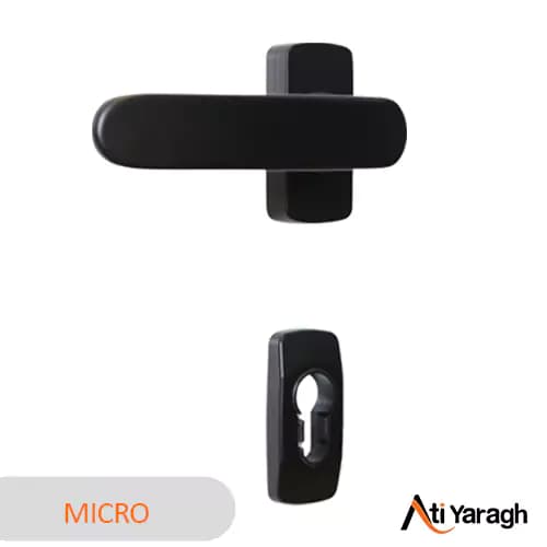 دستگیره درب ضد حریق (MICRO) رنگ مشکی