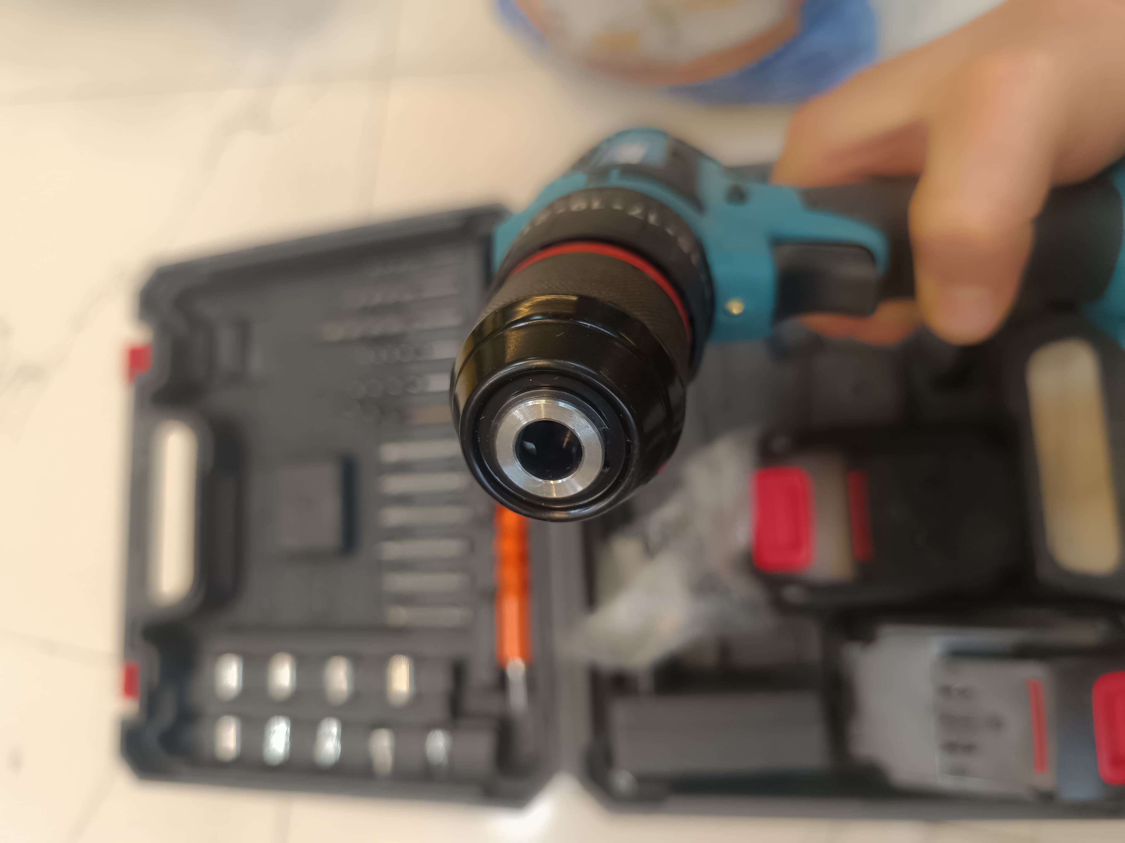 دریل شارژی طرح ماکیتا مدل M118 با دو باتری ۳۶ ولت