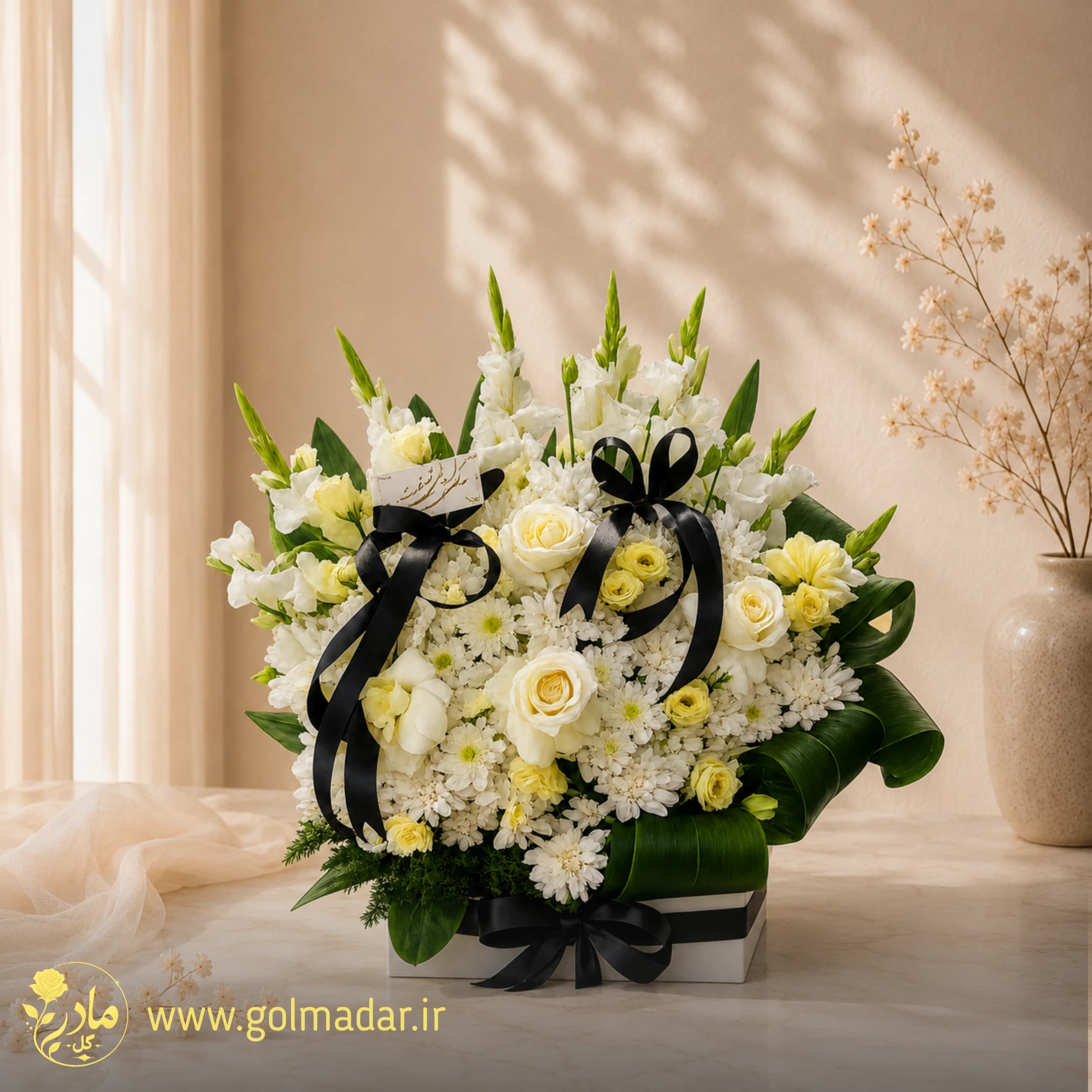باکس گل رومیزی ترحیم