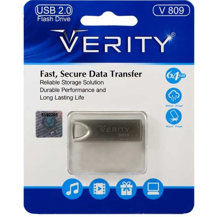 فلش مموری وریتی مدل V809 ظرفیت 64 گیگابایت — تصویر ۵