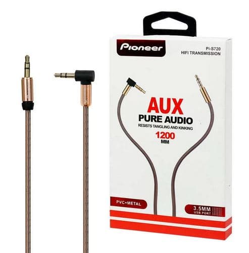 کابل صدا فلزی Pioneer Pi-S720 AUX 1.2m