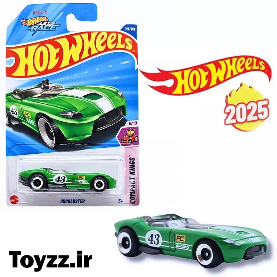 ماکت ماشین هات ویلز مدل RRROADSTER سری COMPACT KINGS — تصویر ۲