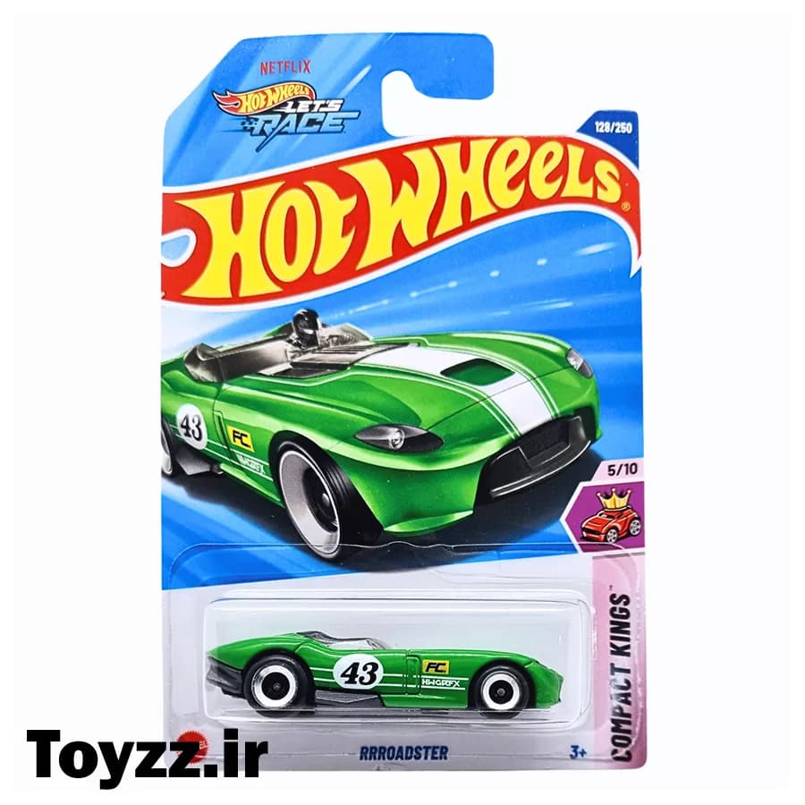 ماکت ماشین هات ویلز مدل RRROADSTER سری COMPACT KINGS