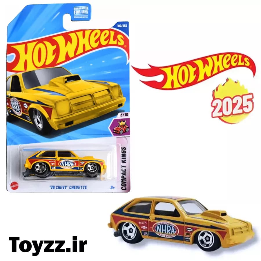 ماکت ماشین هات ویلز مدل 76 CHEVY CHEVETTE سری COMPACT KINGS — تصویر ۲