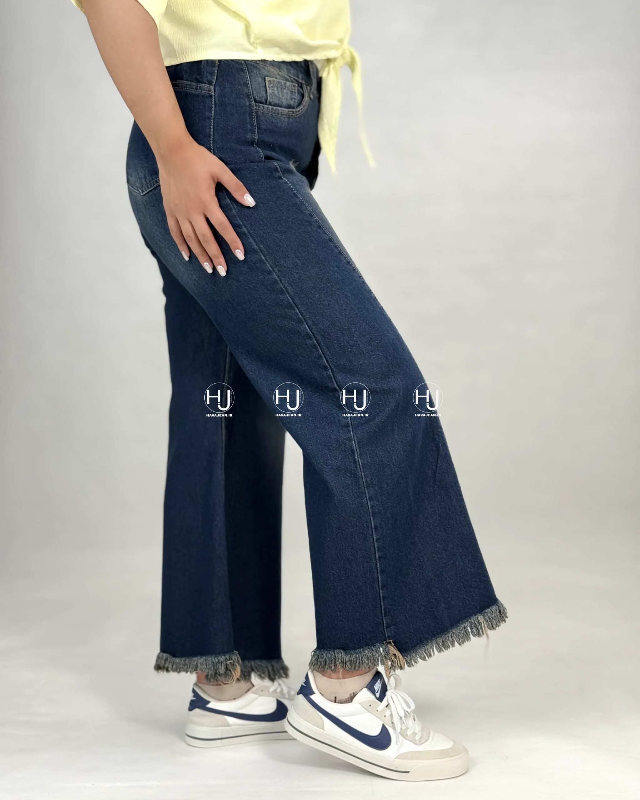 شلوار جین زنانه مدل شافل