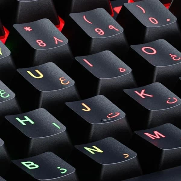 کیبورد گیمینگ ایلون مدل GK101 سوئیچ ممبران، Full-Size، نورپردازی RGB از فروشگاه کامپیوتر صبا — تصویر ۶