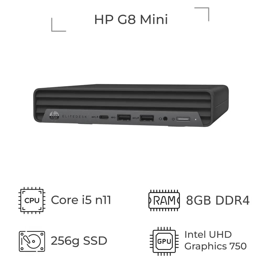 مینی کیس استوک HP 800 G8 Tiny پردازنده i5 نسل 11 - همه چی بازار — تصویر ۸