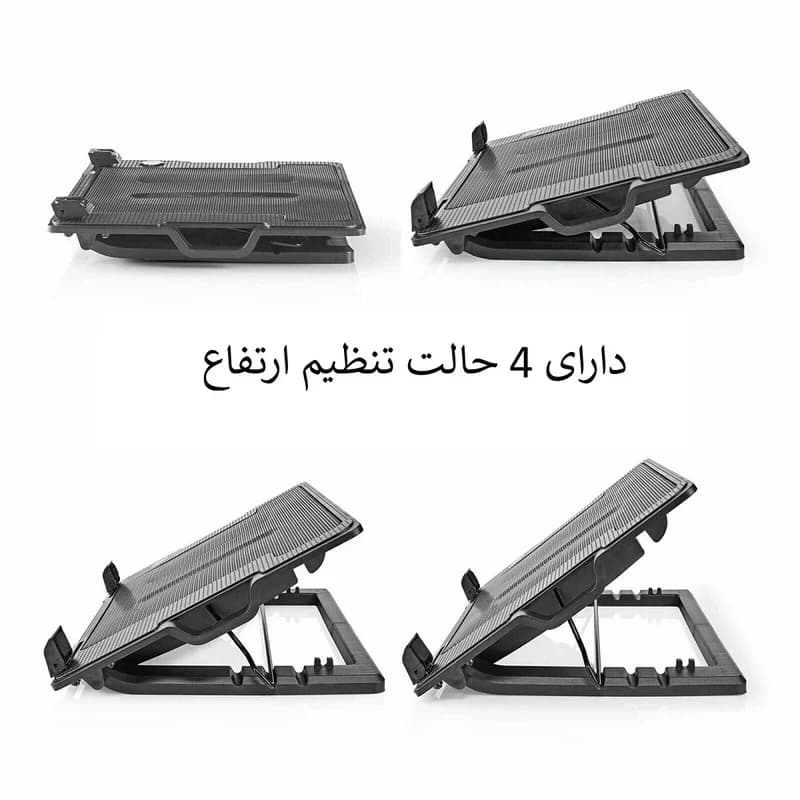 کول پد (پایه خنک کننده) لپ تاپ یوکام مدل 648B از فروشگاه کامپیوتر صبا — تصویر ۴