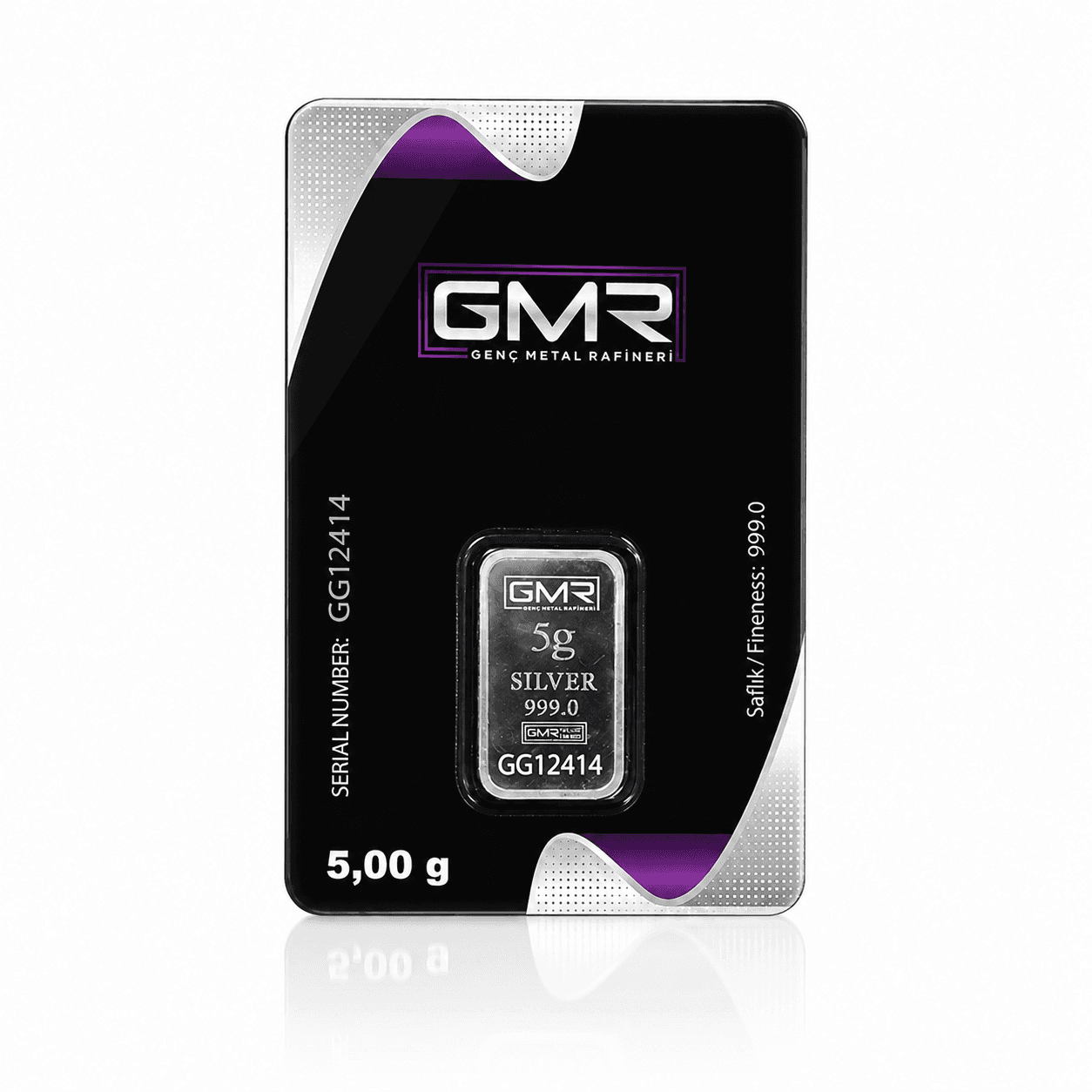شمش نقره GMR ترکیه 5 گرم