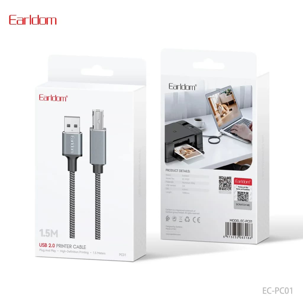 مشخصات ، و خرید پرینتر ارلدام (Earldom) مدل EC-PC01 - طول 1.5 متر- با روکش بافت مقاوم — تصویر ۲