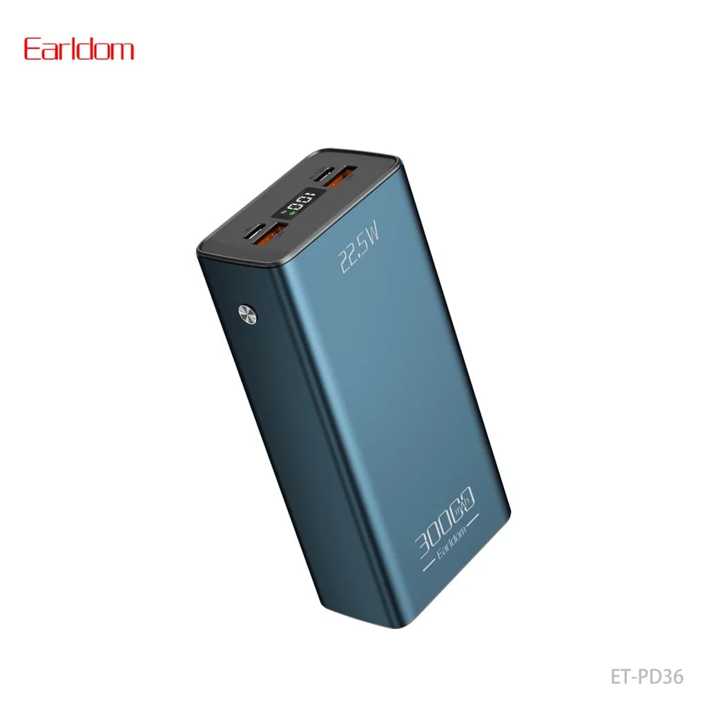 مشخصات ، و خرید پاوربانک ارلدام مدل ET-PD36 ظرفیت 30000 میلی آمپر ساعت