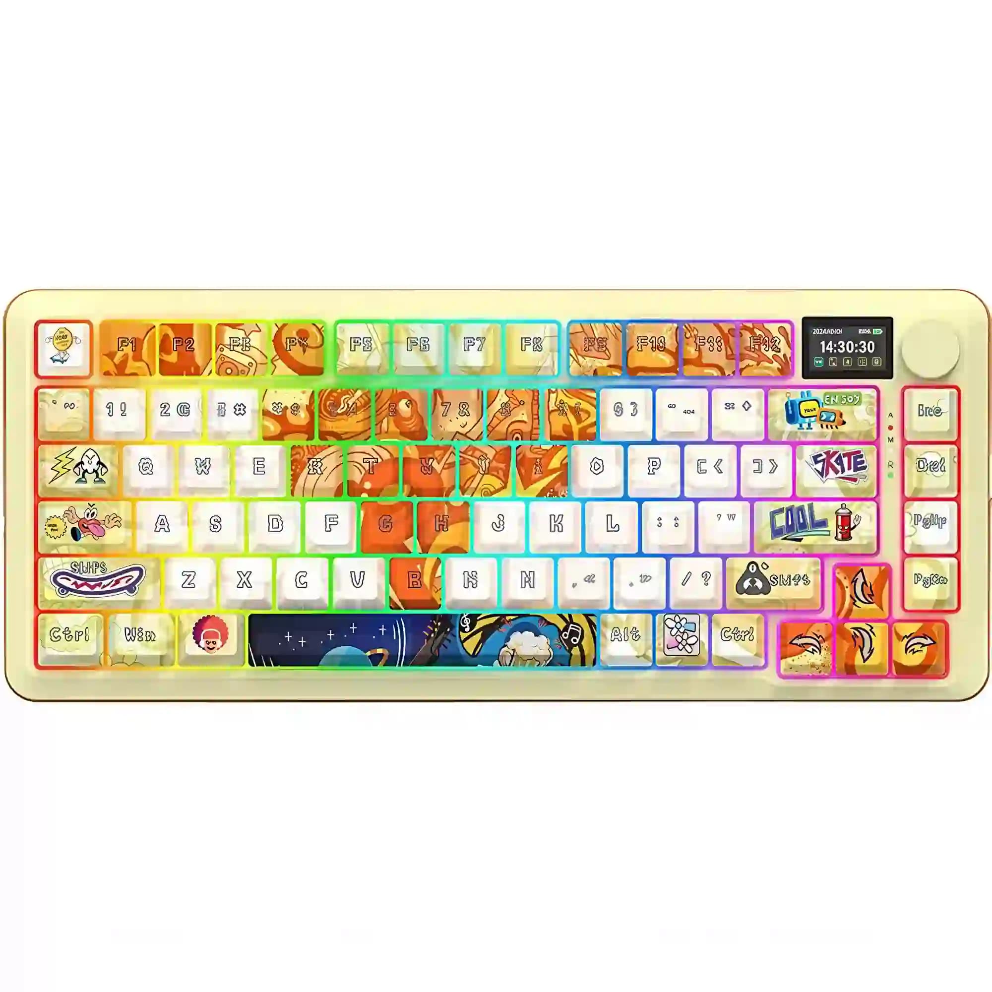 کیبورد مکانیکال گیمینگ بی سیم Redragon مدل FLEKACT K708 GF PRO RGB — تصویر ۲